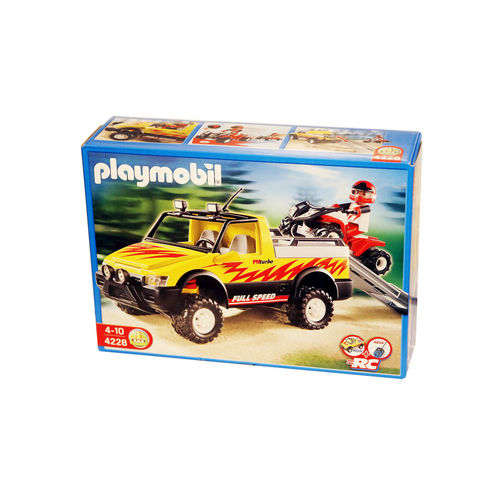Playmobil 4228 Pick-Up con quad de carreras ¡Descatalogado!