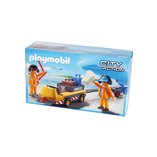 Playmobil 5396 Remolcador de avión con operarios ¡Descatalogado!