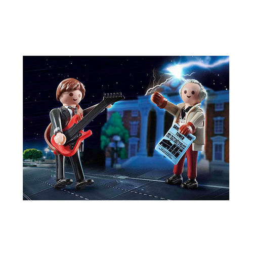 Playmobil 70459 Marty Mcfly y Dr. Emmett Brown ¡Back to the Future!