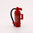 Playmobil Extintor rojo con etiqueta ¡Despiece!