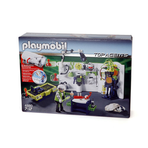 Playmobil 4880 Laboratorio de Gángsters con Linterna ¡Top agents!