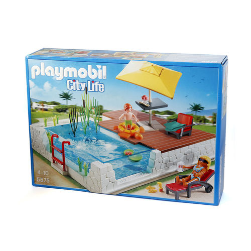 Playmobil 5575 piscina de obra ¡City life!