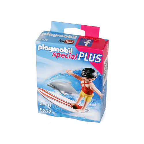 Playmobil Special Plus 5372 Chica Surfista con Delfín ¡Nuevo en Caja!
