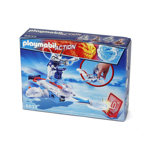 Playmobil 6833 Icebot con lanzador de discos ¡Nuevo!