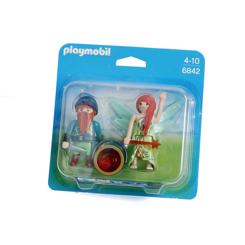 Playmobil 6842 Duo Pack Hada con enano ¡Nuevo!