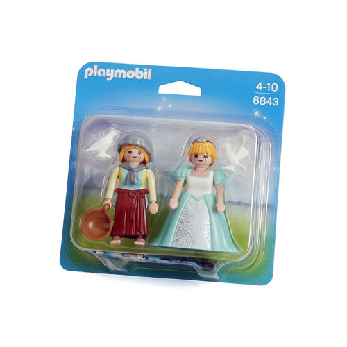 Playmobil 6843 DuoPack Princesa y aldeana ¡Nuevo!