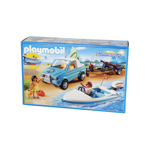 Playmobil 6864 Pick-up surfero con lancha rápida ¡Summer!