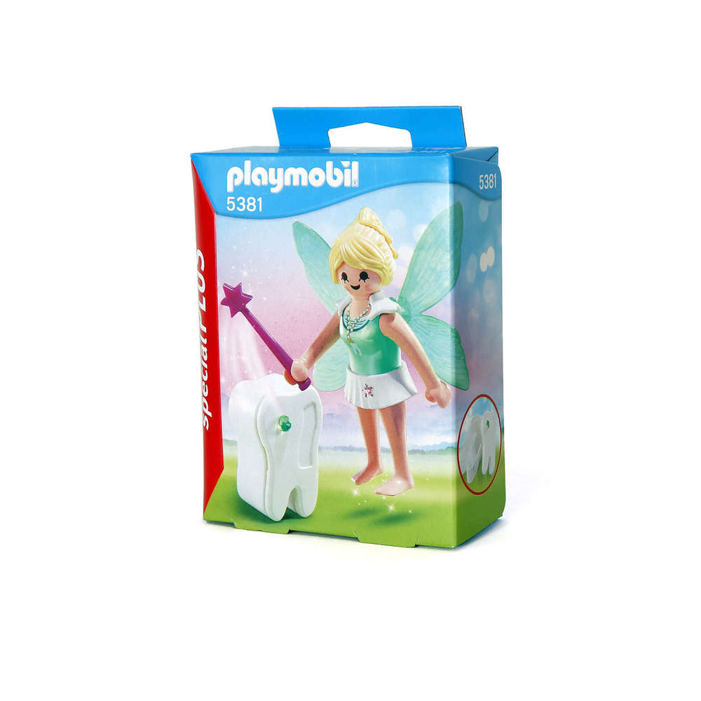 Playmobil 5381 Figura de juguete moderno en caja de hada de los Dientes & Diente Frasco Estuche Set