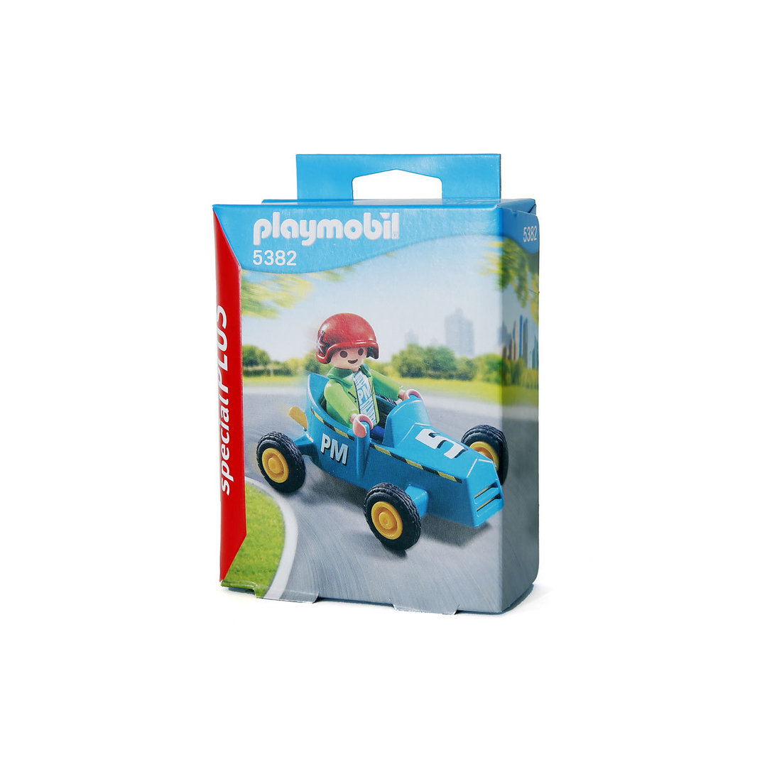 Incorrecto Cerebro Ortografía Playmobil 5382 Special Plus Niño con coche de carreras