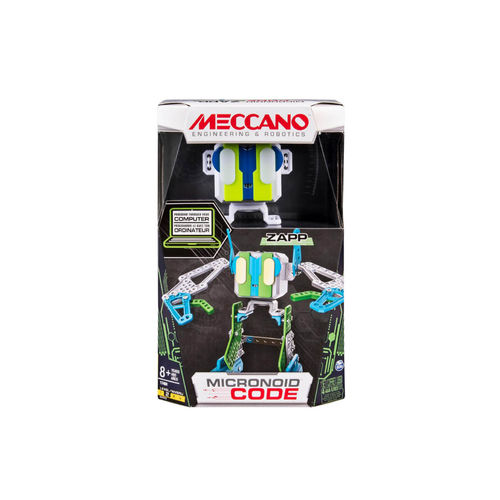 Meccano MEC 6037370 Micronoid Zapp ¡Robot programable!