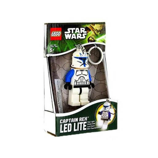aleación Narabar corto Llavero mini linterna Lego Star Wars - Capitán Rex