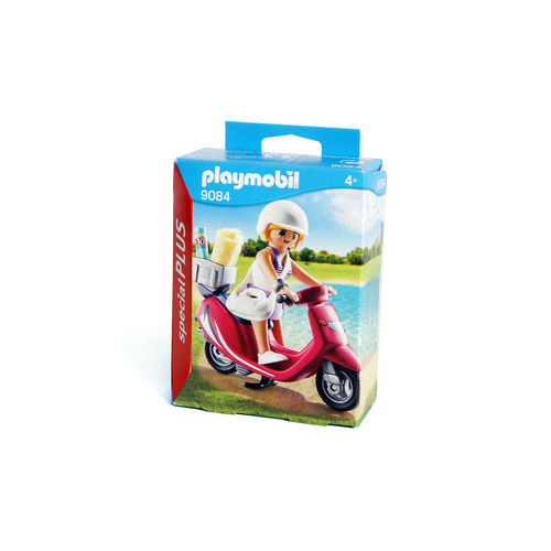 Playmobil 9084 Special Plus Chica con motocicleta ¡Descatalogado!