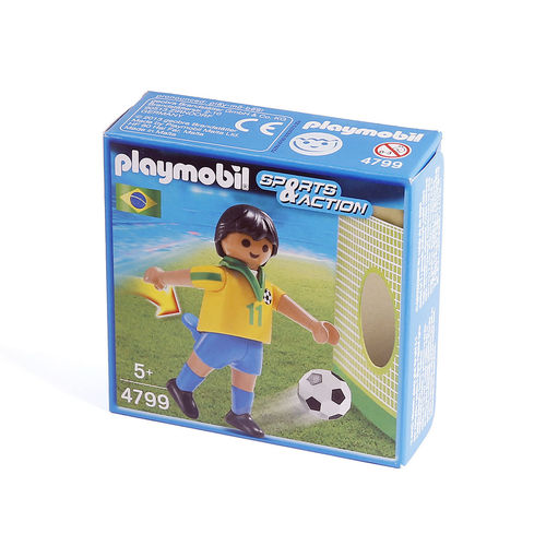 Playmobil 4799 Jugador Fútbol selección de Brasil ¡Descatalogado!