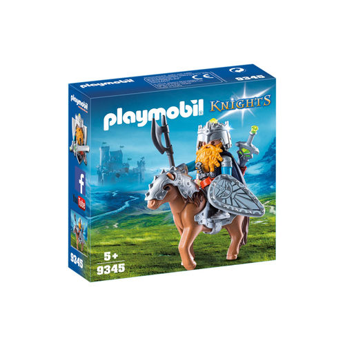 Playmobil 9345 Caballero y pony con armadura ¡Nuevo!