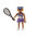 Playmobil Tenista violeta ¡Mercadillo!