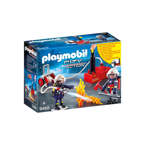 Playmobil 9468 Bomberos con bomba de agua ¡City Action!