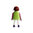 Playmobil Chico con chaleco verde y zapatos violetas ¡Mercadillo!