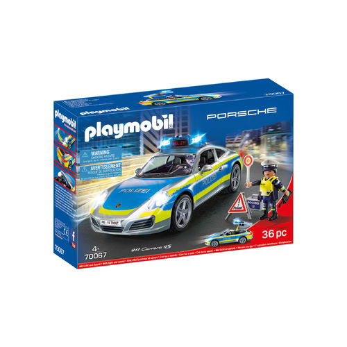 Playmobil 70067 Porsche 911 Carrera 4S Policia ¡Nuevo!