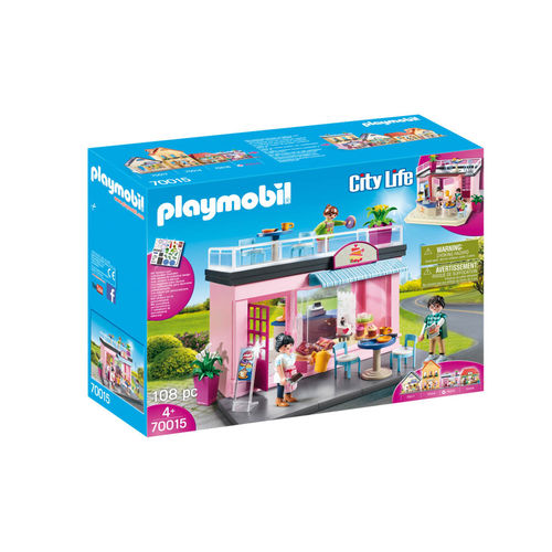 Playmobil 70015 Cafetería de ciudad ¡City Life!