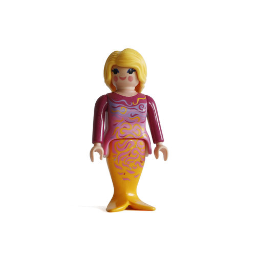Playmobil Sirena naranja de pelo rubio ¡Mercadillo!