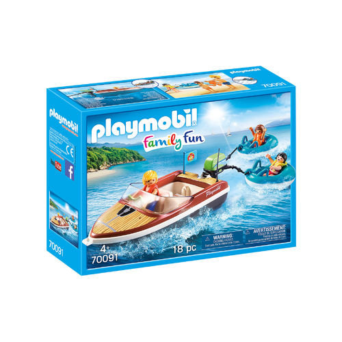 Playmobil 70091 Lancha con flotadores ¡Verano!