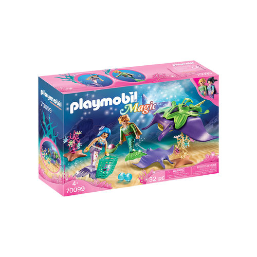 Playmobil 70099 Buscadores de perlas con Mantas ¡Magic!