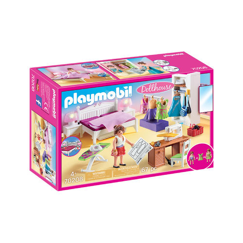 Playmobil 70208 Dormitorio con estudio de costura ¡Dollhouse!
