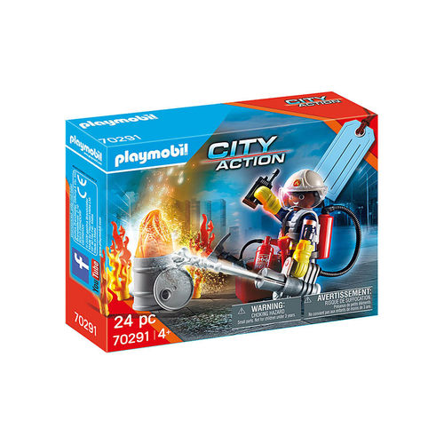 Playmobil 70291 Set de regalo Bomberos ¡Nuevo!