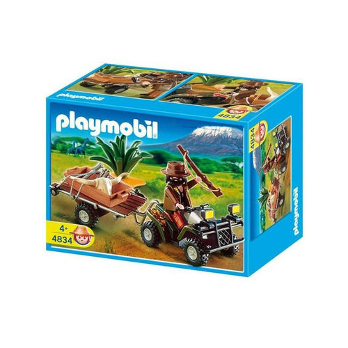 Playmobil 4834 Cazador furtivo con Quad ¡Descatalogado!