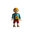 Playmobil niño rubio con chanclas y camiseta monstruo ¡Mercadillo!