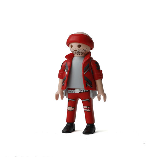Playmobil Ladrón de rojo con pañuelo en la cabeza ¡Mercadillo!