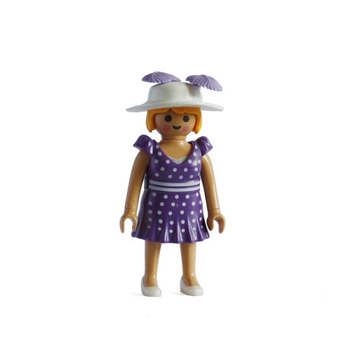 Playmobil Chica con vestido y sombrero con plumas ¡Mercadillo!