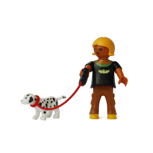 Playmobil Niña con cachorro dalmata ¡Mercadillo!