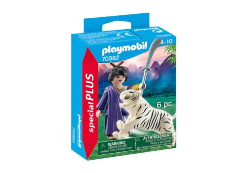 Playmobil 70382 Special Plus Guerrera asiática con tigre ¡History!