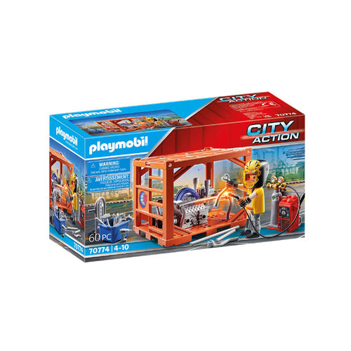Playmobil 70774 Fabricante de contenedores ¡City Action!