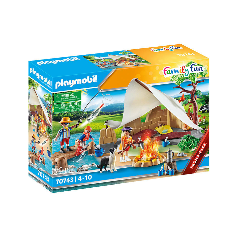 Derecho alguna cosa Mucho bien bueno Playmobil 70743 Familia de excursión de acampada