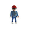 Playmobil Chico de azul con gorra roja ¡Mercadillo!