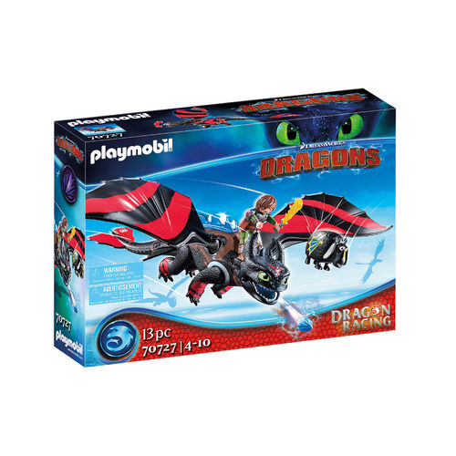 Playmobil 70727 Dragon Racing: Hipo y Desdentao ¡Dragons!