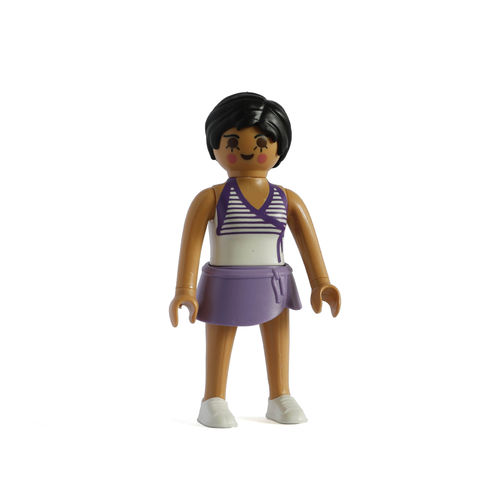 Playmobil Chica deportista con falda violeta ¡Mercadillo!