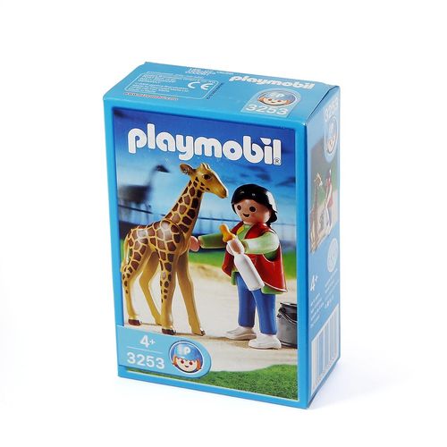 Playmobil 3253 Jirafa con cuidadora ¡Zoo!
