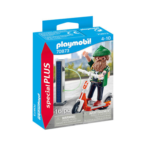 Playmobil 70873 Special Plus Hipster con E-scooter ¡City!