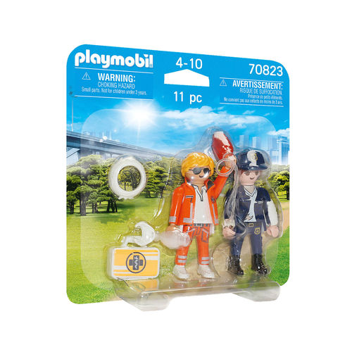 Playmobil 70823 Duopack Doctor y Policía ¡Nuevo!