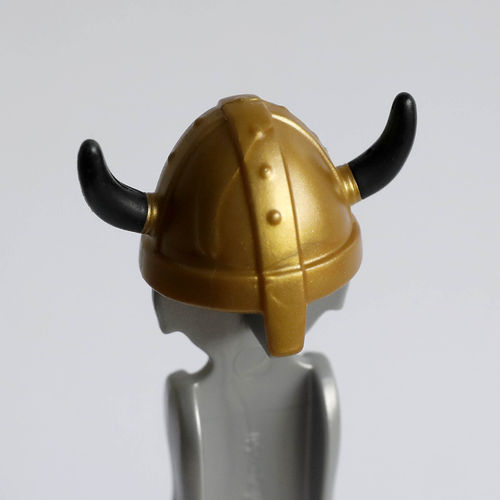 Playmobil Casco vikingo oro cuernos negros ¡Despiece!