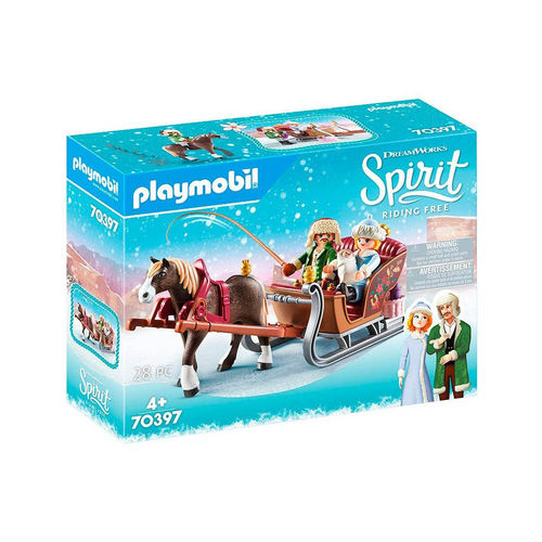 Playmobil 70397 Paseo en trineo de invierno ¡Spirit!
