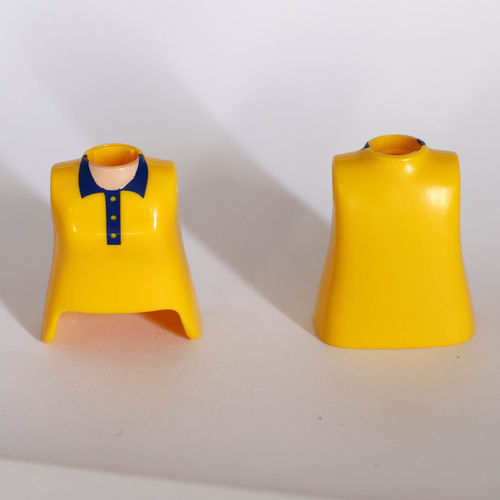 Playmobil Torso Chica amarillo cuello azul ¡Despiece!