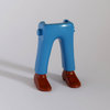 Playmobil Piernas azules con zapato marrón ¡Despiece!