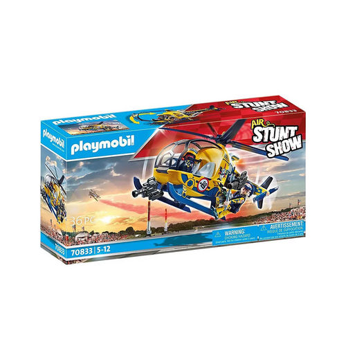Playmobil 70833 Air Stuntshow Helicóptero Rodaje de película ¡Descatalogado!
