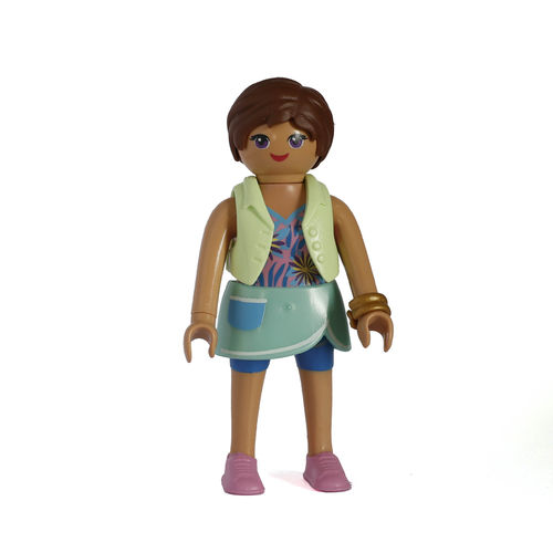 Playmobil Chica Fashion con falda, chaleco y pulsera ¡Mercadillo!