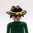 Playmobil Sombrero vaquero negro lazo amarillo ¡Despiece!