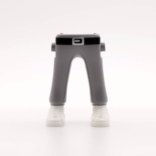 Playmobil Piernas grises, cinturón y zapatilla blanca ¡Despiece!